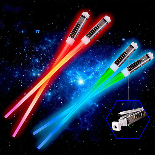 LED Light Up Chopsticks - Glowing Party Sticks for Carnival, Weddings, Birthdays, Concerts & Night Events