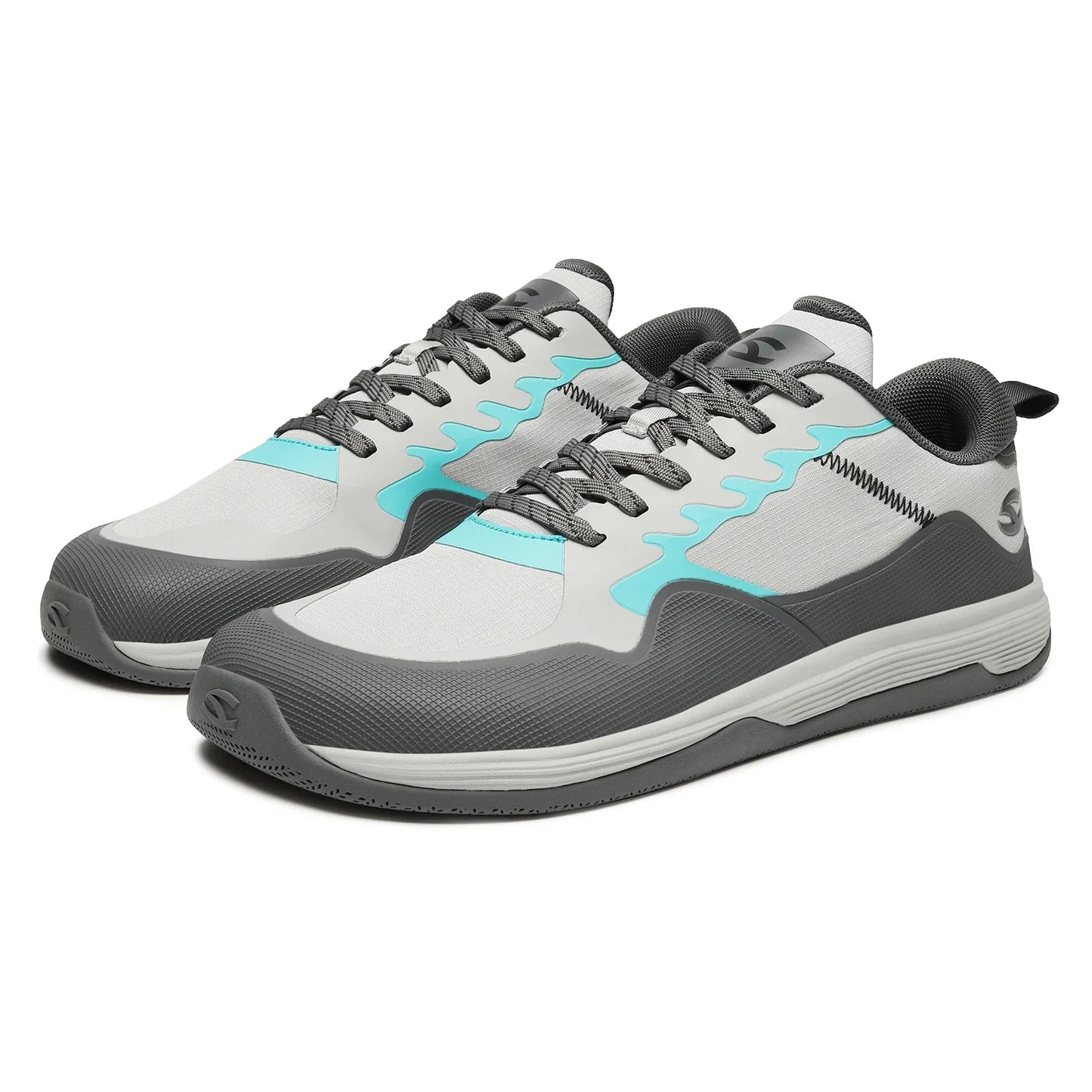 HOBIBEAR Unisex Walking Sneakers – Lace-Up Hiking & Running Shoes for Men & Women, Outdoor Artificial Leather Trainers