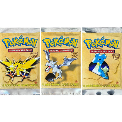 Pokémon Booster Packs Base Fossil Jungle - 11 Cards Per Pack & 36 Pack Booster Box Proxy Game Cards Collection