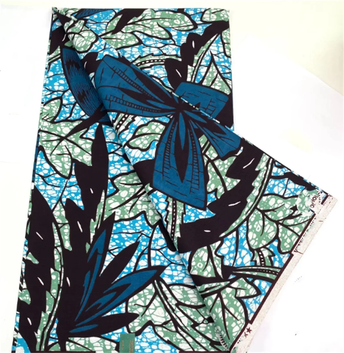 African Ankara Wax Print Fabric - 100% Cotton Soft Nigerian Real Wax Material for Women’s Party Dresses