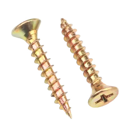 M3-M6 Zinc Phillips Countersunk Screws - Self-Tapping Drywall, Wood & Chipboard Screws