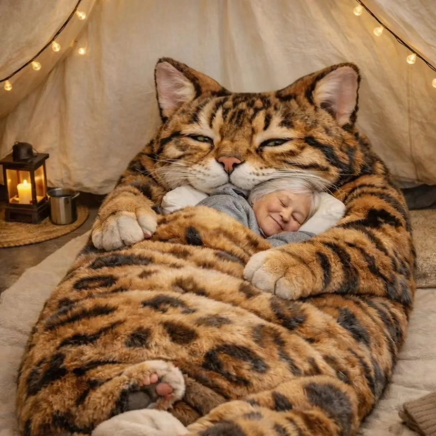 190x80cm Plush Animal Sleeping Bag for Adults – Soft Envelope Slumber Sack with Cat, Frog, Shark & Rabbit Designs for Home & Travel