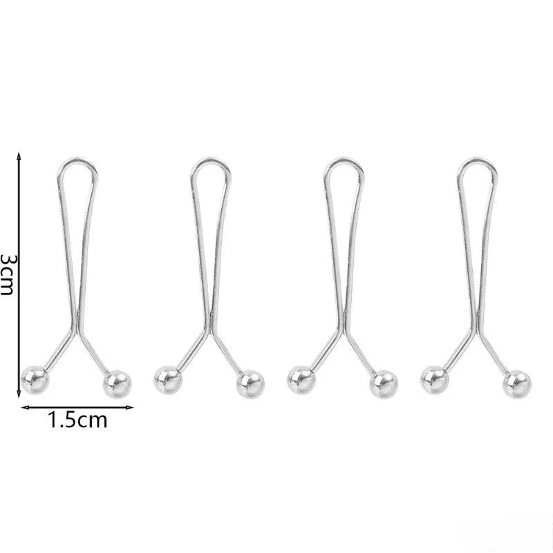 8PCS Adjustable Clothing Clips - Sleeve Reduction & Waist Tightening Buckle Clips for Jeans, Skirts & Pants