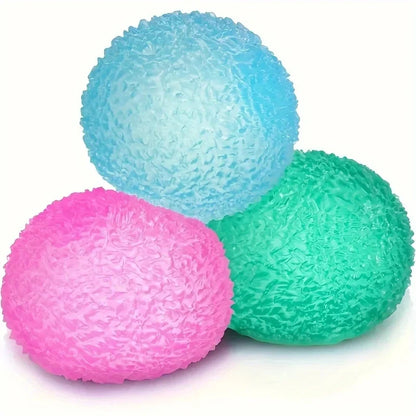 Squishy Multicolor Ice Ball Fidget Toy – Soft Pinch Pop Stress Relief for Kids & Adults, Fun Sensory Toy, Halloween & Christmas Gift