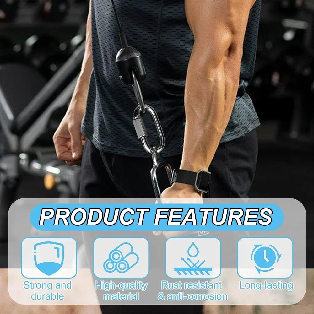 Stainless Steel Carabiner Quick Links - Safety Snap Hooks Chain Connectors for Keys, Climbing and Gear Repair