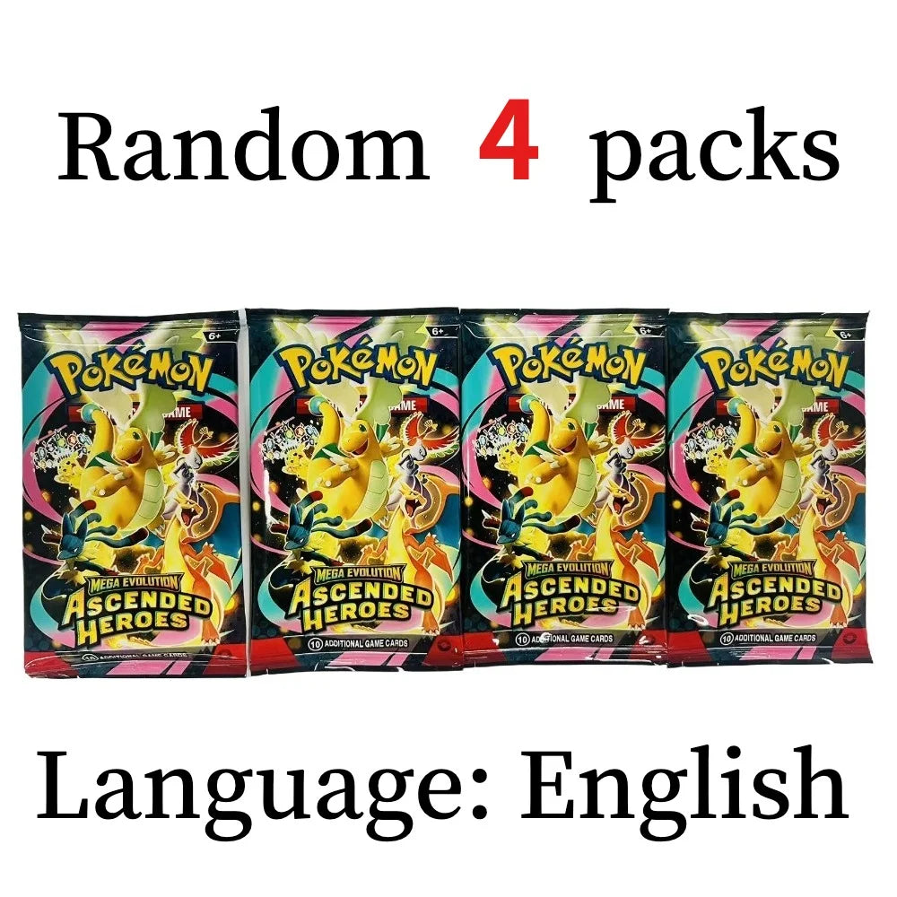 Pokemon TCG Mega Evolution Booster Box - English Trading Cards Phantasmal Flames Ascended Heroes Pack Set