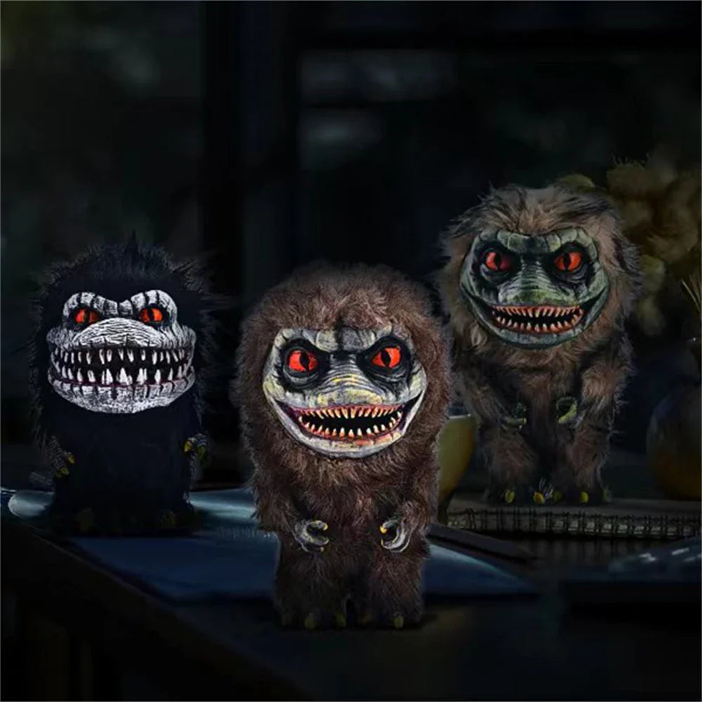Creepy Alien Monster Plush Doll - Horror Movie Style Stuffed Toy for Halloween Party Decor and Funny Collectible Prop