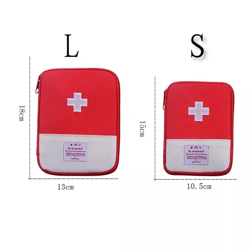 Portable Medicine Bag – Cute First Aid Kit Organizer, Medical Emergency Kits for Outdoor Travel & Household Pill Storage