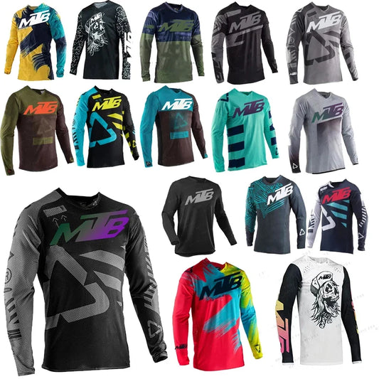 2025 Motocross Cycling Jersey - MTB Mountain Enduro Downhill Bike T-Shirt for Men and Women BMX Riders