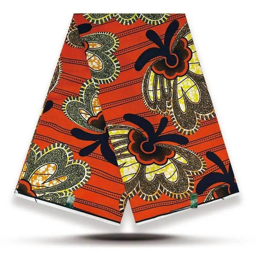 High Quality African Wax Print Fabric - 100% Cotton Soft Ankara Real Wax Fashion Material