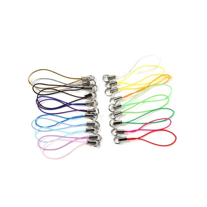 20/50/100PCS Lanyard Strap Cords - Lobster Clasp Rope Keychains for Charms, Pendants, Mobile Accessories & DIY Crafts