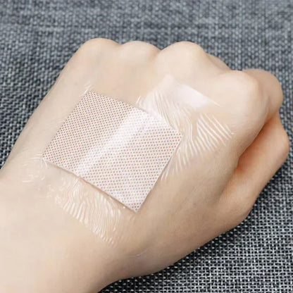 Transparent PU Square Bandages - 50PCS Waterproof Adhesive Protective Wound Stickers 38x38mm