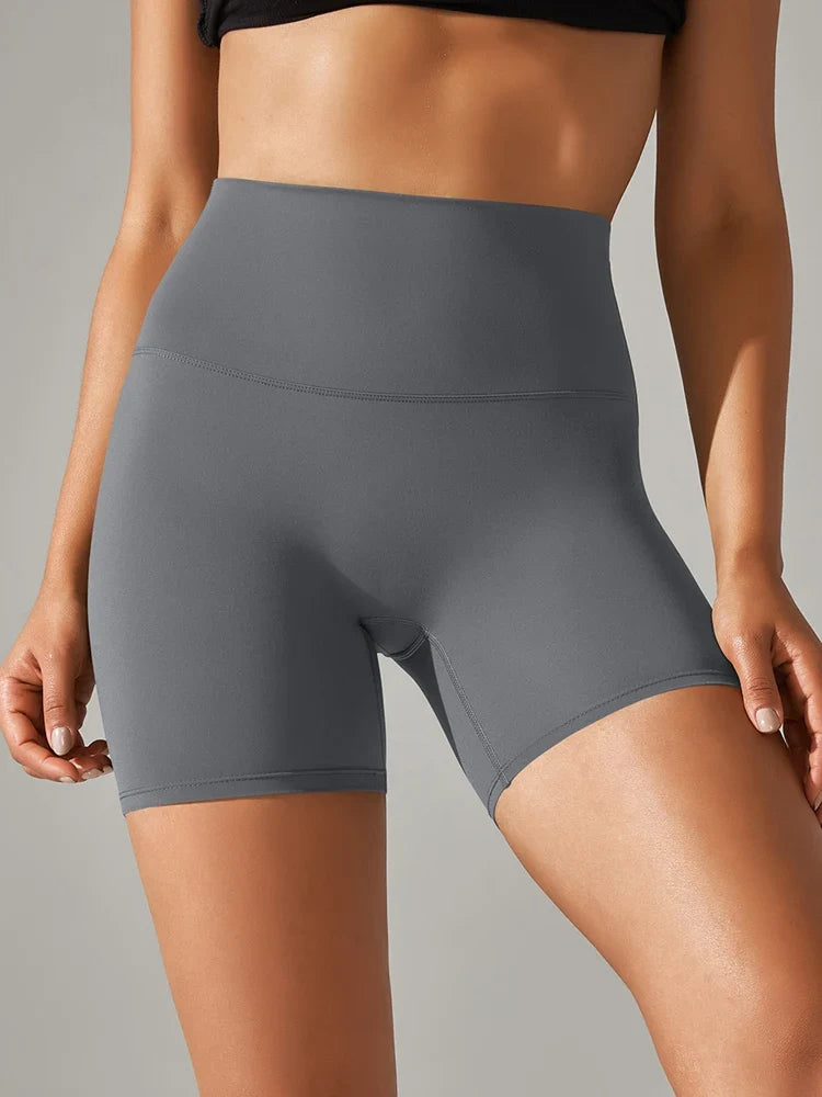 Women High Waist Yoga Legging Shorts - Squat Proof Quick Dry Fitness Cycling Shorts for Gym Workout & Sports
