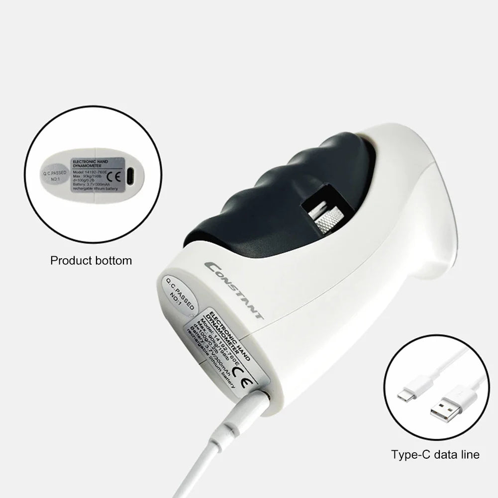 Electronic Hand Grip Strength Trainer — Dynamometer Finger Gripper Expander for Fitness & Hand Strength