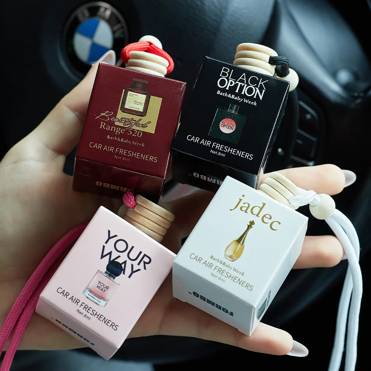 Car Perfume Air Freshener – Long-Lasting Interior Fragrance for Fresh & Charming Car Scent