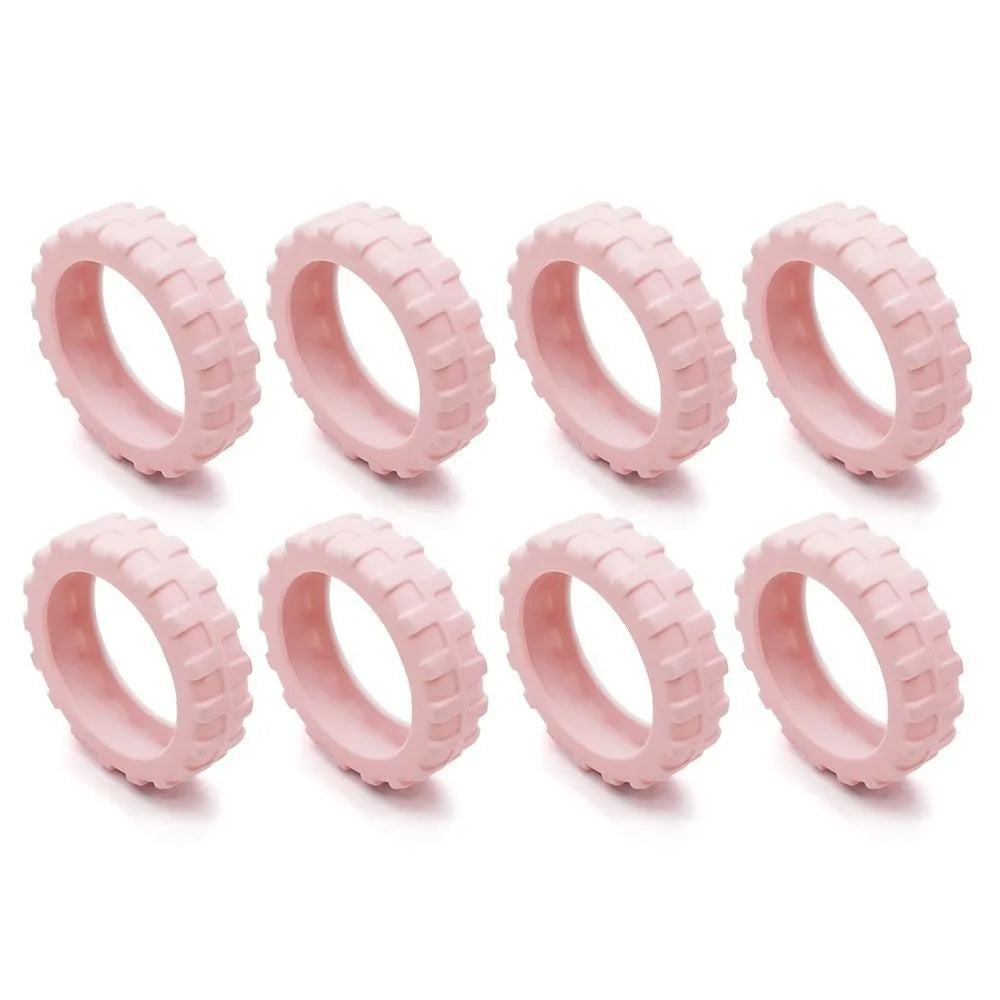 Universal Silicone Luggage Wheel Protectors – Travel Suitcase Caster Covers to Reduce Wear & Noise