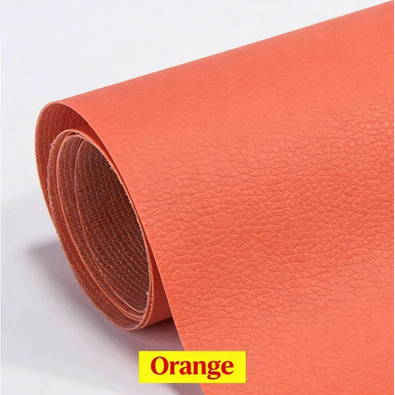Large Self-Adhesive PU Leather Repair Patch – Faux Leather Tape for Sofa, Car & EV Seats