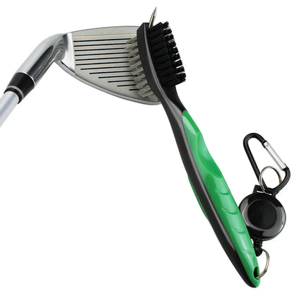 Golf Club Brush – 2-Sided Groove Cleaner Kit for Putter, Wedge & Ball, Golf Accessories