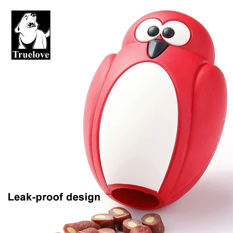 TRUELOVE Pet Food Dispenser Toy - Waterproof Rubber Interactive Dog Chew Toy with Treat Leaking Design TLT2605