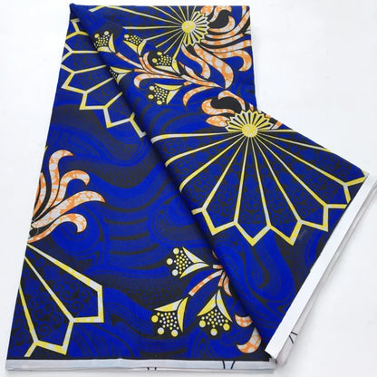 African Wax Print Fabric - Nigerian Ankara Batik Dutch Fabric for Women’s Dresses & Sewing Materials