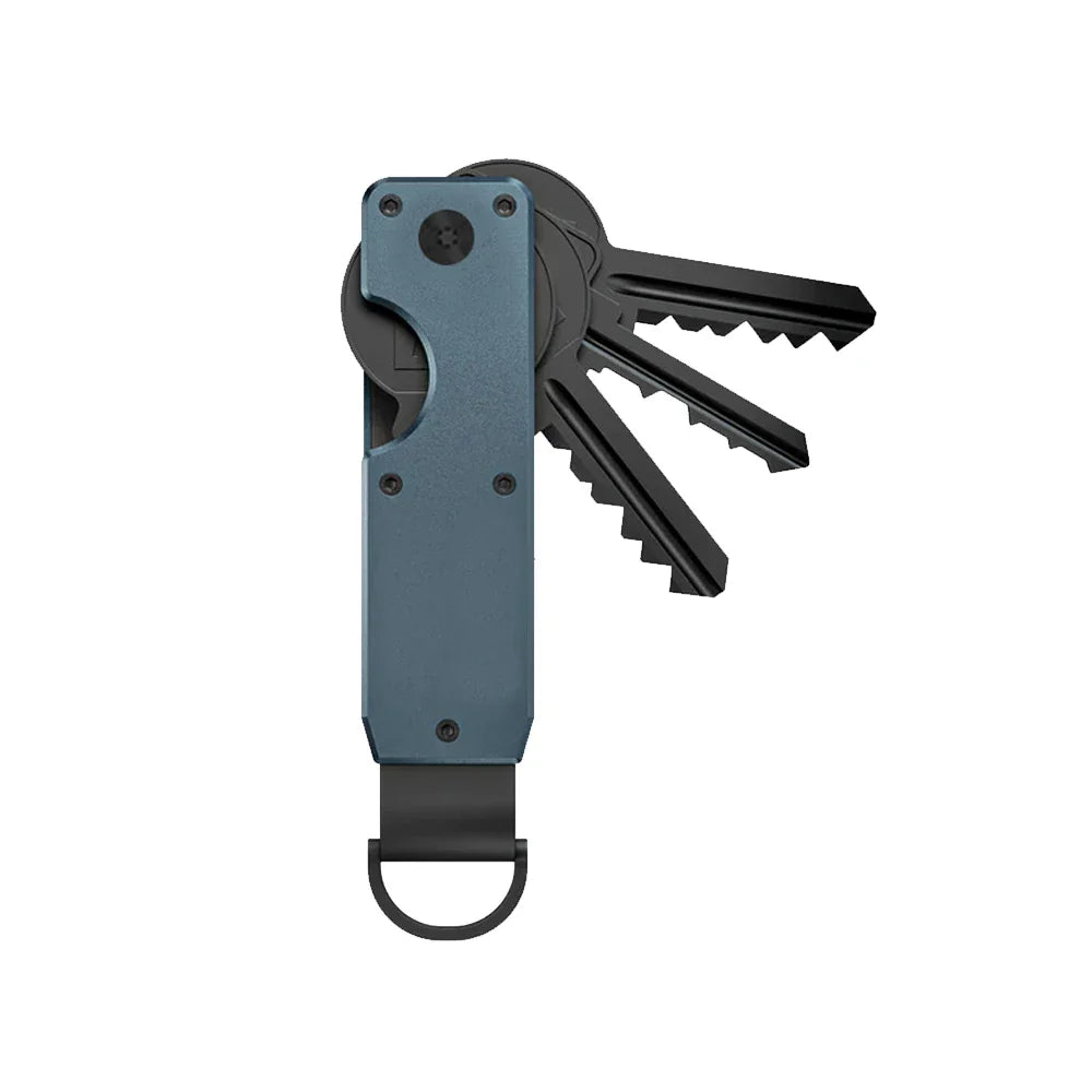 Compact Key Organizer – Minimalist Metal Key Holder for 2-6 Keys, Secure Keychain Case