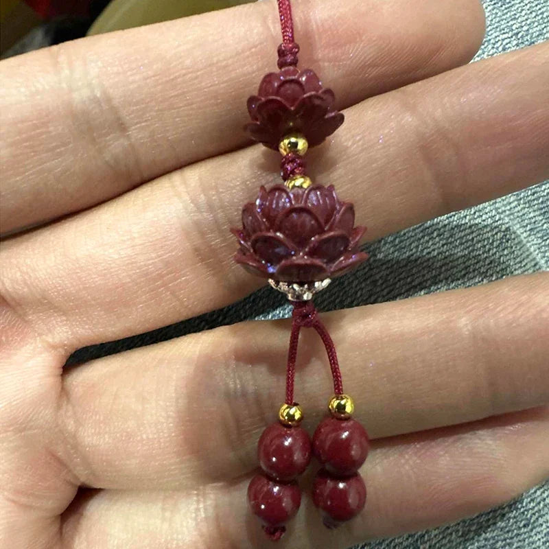 Chinese Style Phone Lanyard - Retro Tassel Anti-Lost Strap with Keychain & Bag Charm