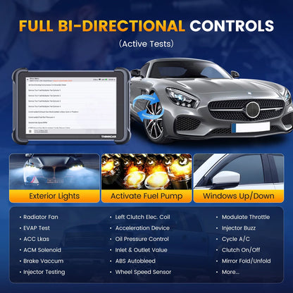 Global THINKCAR THINKSCAN 689BT OBD2 Diagnostic Tool – DOIP CANFD Bi-Directional ECU Coding with 34 Resets & Lifetime Free Updates