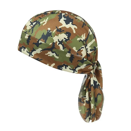 Camouflage Headband Bandana - Breathable Sun Protection Headscarf for Cycling, Sports & Outdoor Wear