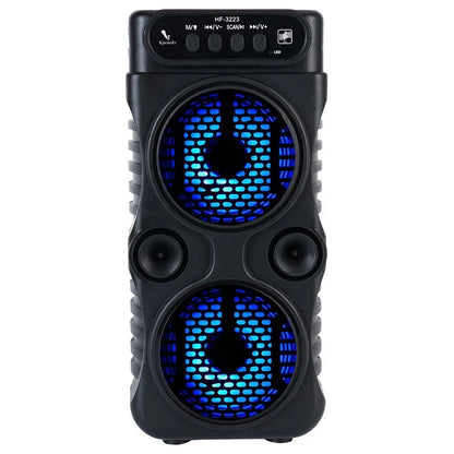Portable Wireless Speaker - Dual 3-Inch Stereo Bass Subwoofer for Parties, Karaoke & Outdoor Music