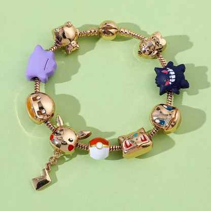 Pokémon Cartoon Bracelet - Adjustable Alloy Anime Bracelet Gift for Fans