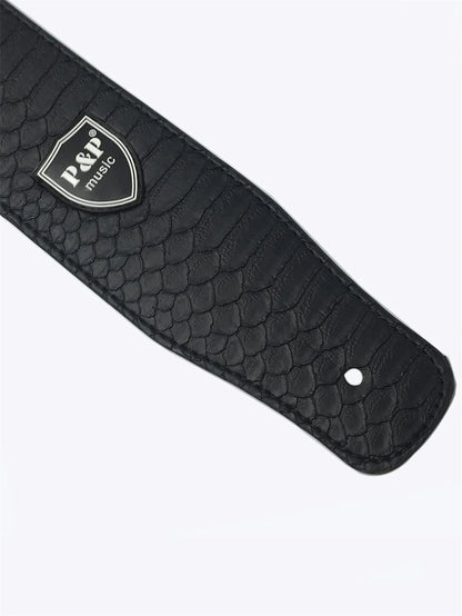 Vintage 2.5 Inch Guitar Strap - Adjustable Soft Embroidered Belt for Classical & Bass Guitars, Music Accessories
