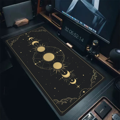 Magic Tarot Card Mouse Pad - Colorful Astrology HD Printed Waterproof Large Desk Mat for PC Keyboard Office Setup