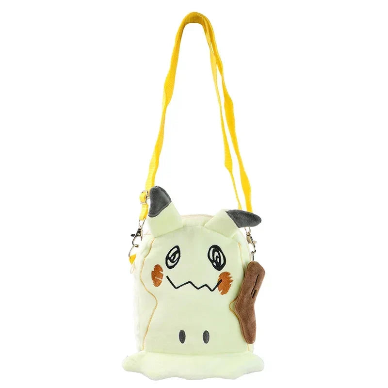 Pokemon Plush Backpack – Gengar, Mimikyu, Snorlax, Rowlet, Lucario & Charmander Anime Shoulder Bag Dolls