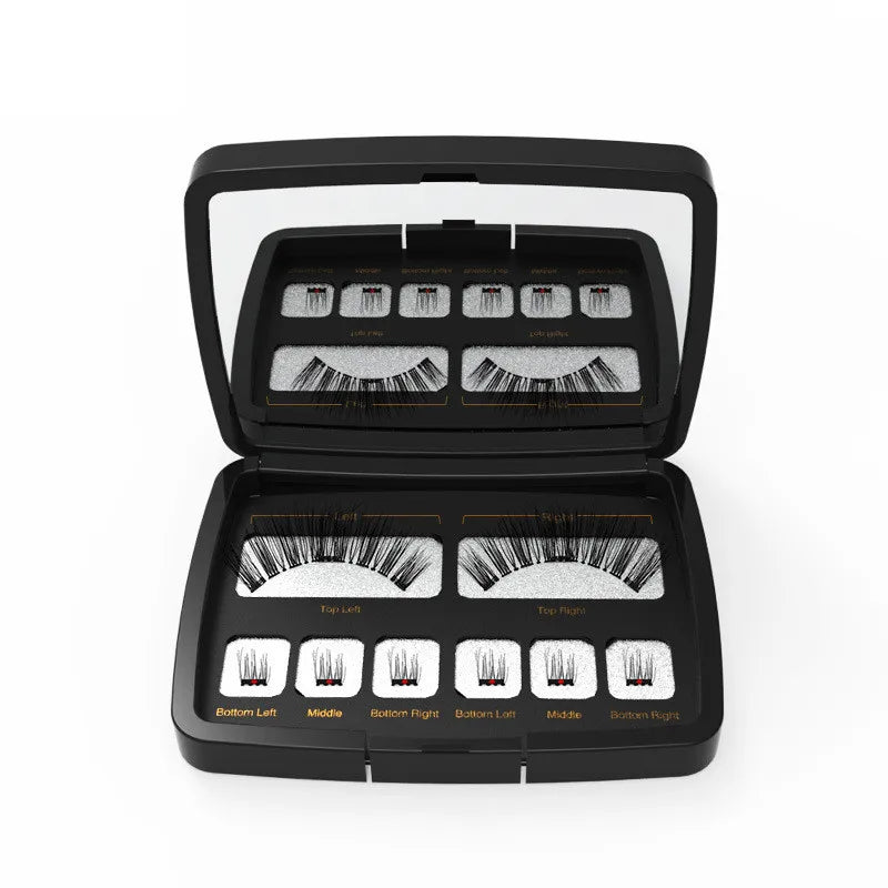 3D Magnetic Eyelashes – Soft, Reusable False Mink Lashes for Easy Wear & Beauty Makeup