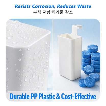 iLMH Toilet Bowl Cleaner Dispenser - Hanging Slow-Release Tank Replacement Cleaning Buffer Box