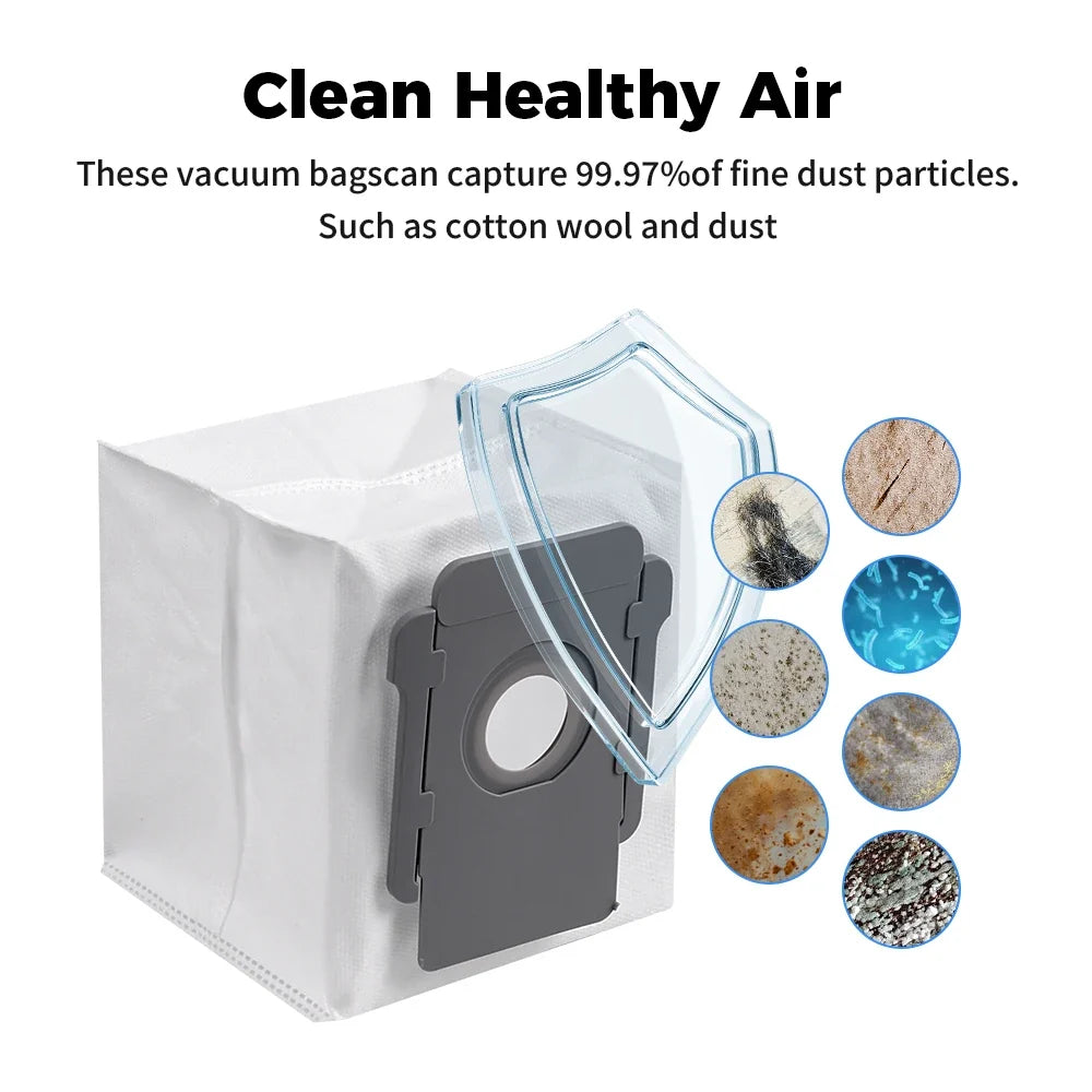 Roomba Replacement Dust Bags - Compatible with j6+, j7+, j8, j9+, i Series & S9+ Robot Vacuum Accessories