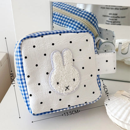 Miffy Rabbit Mini Storage Bag - Cute Portable Makeup, Menstrual & Travel Organizer