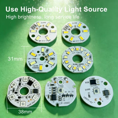 5V USB RGB LED Light Board - Dimmable Touch Control Gradient Light with Remote for DIY Model Displays
