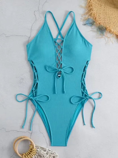 Women’s Floral Tankini Swim Set - Adjustable Strap Vest Top & Drawstring Shorts Bikini Beachwear for Summer