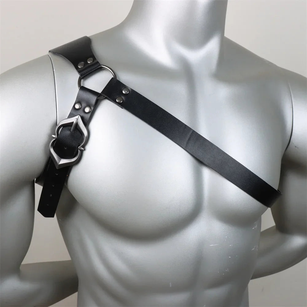 Medieval Viking & Pirate Leather Belt – Sword, Axe, Mace, and Tomahawk Holder with Metal Rings for LARP