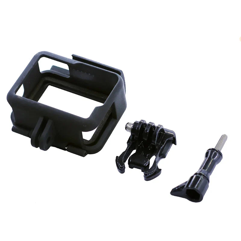 Protective Plastic Frame Case for GoPro Hero 5/6/7 Black – Durable Action Camera Cage Housing Shell Replacement Accessory for Mounting & Protection
