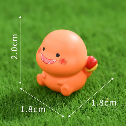6Pcs Pokemon Anime Figure Set - Gengar Pikachu Bulbasaur Luminous Mini Ornaments Charmander Toys Collection Gift