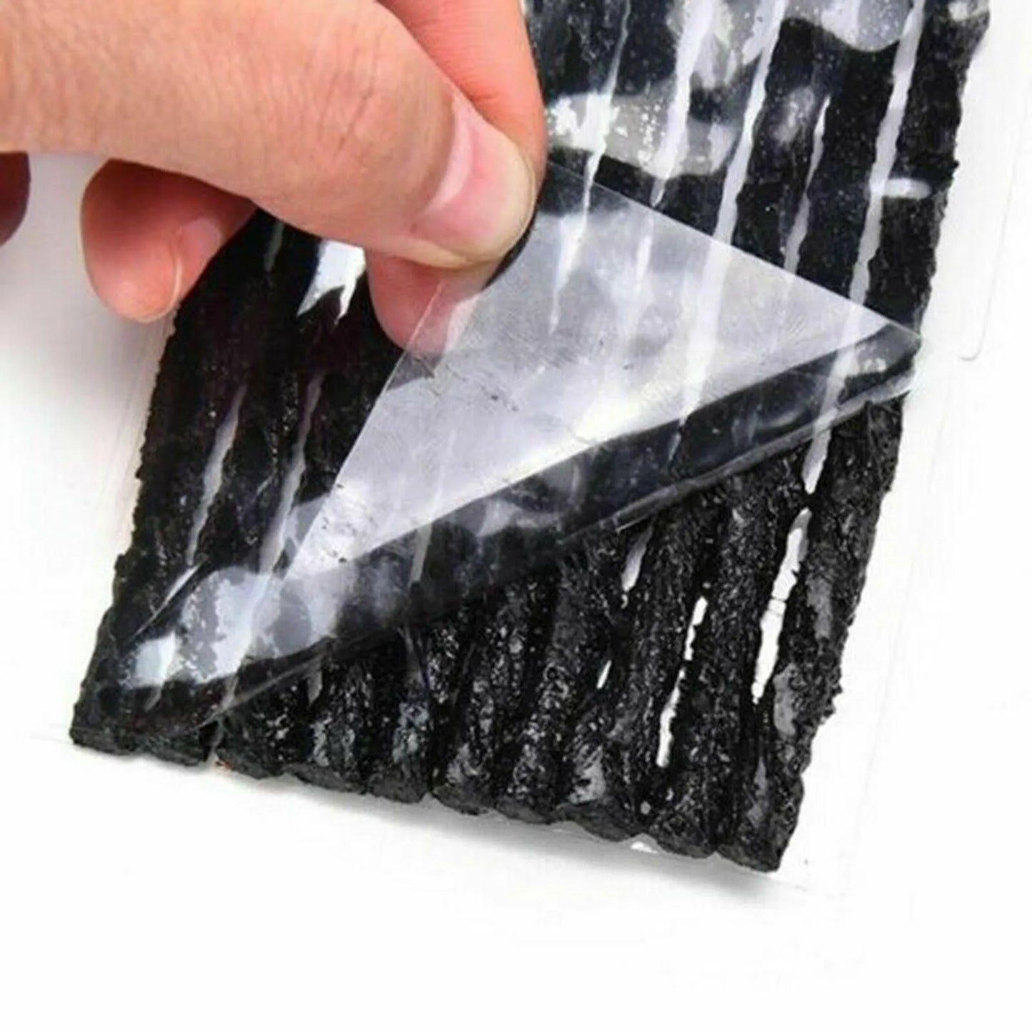 50Pcs 10cm Tubeless Tire Repair Rubber Strips - Emergency Puncture Plugs for Cars and Motorcycles, Seal Tape Repair Tool