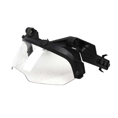 BOOIU Adjustable Tactical Helmet – FAST MICH Helmet with Detachable OP Goggles, Anti-Fog & Anti-Riot CS Protective Gear