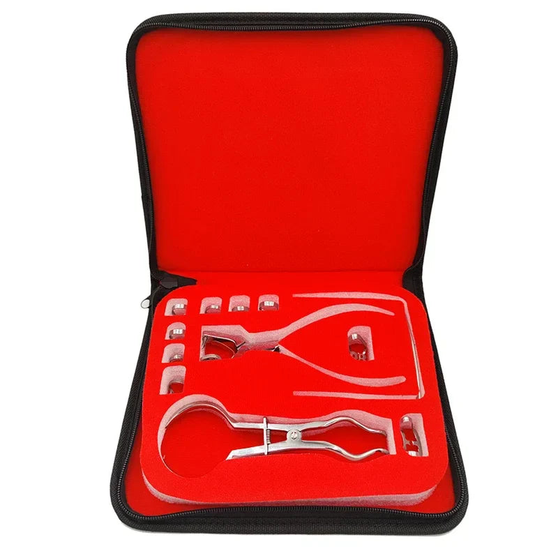 Dental Dam Hole Puncher Set — Dental Dam Perforator Pliers for Orthodontic & Dentist Use