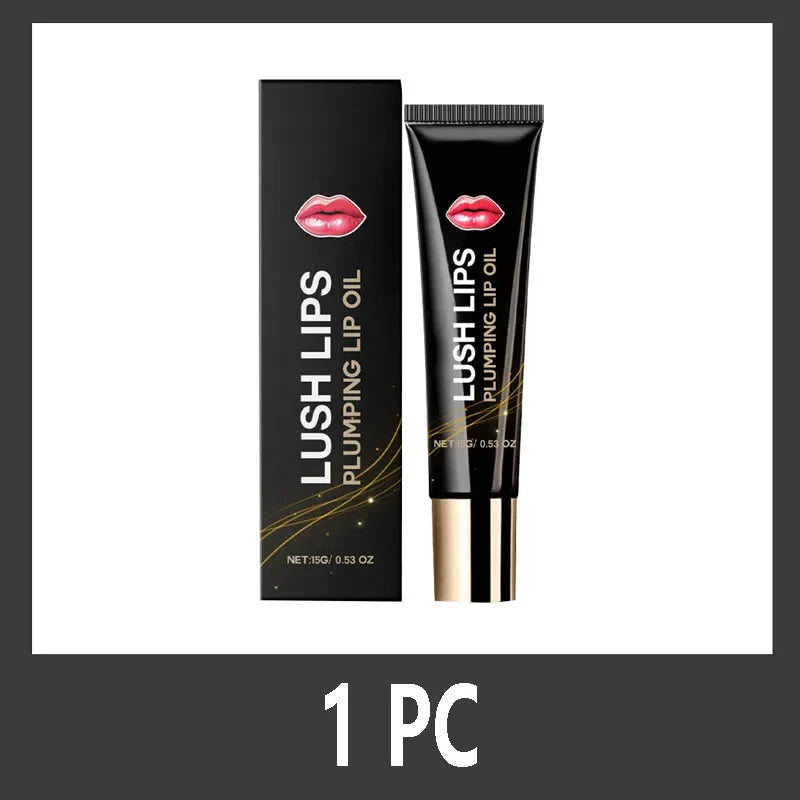 Long-Lasting Volumizing Lip Serum – Plumping Gloss Oil for Fuller Lips, Fine Line Smoothing & Deep Moisturizing Lip Care