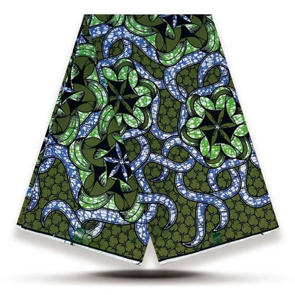 High Quality African Wax Print Fabric - 100% Cotton Soft Ankara Real Wax Fashion Material