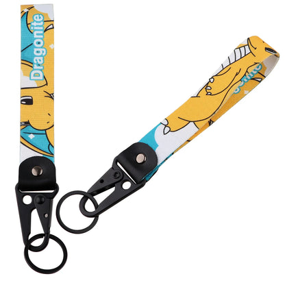 Anime Dinosaur Keychain Lanyard – Cute Car Keyring Toy Bag Pendant & Key Holder Gift