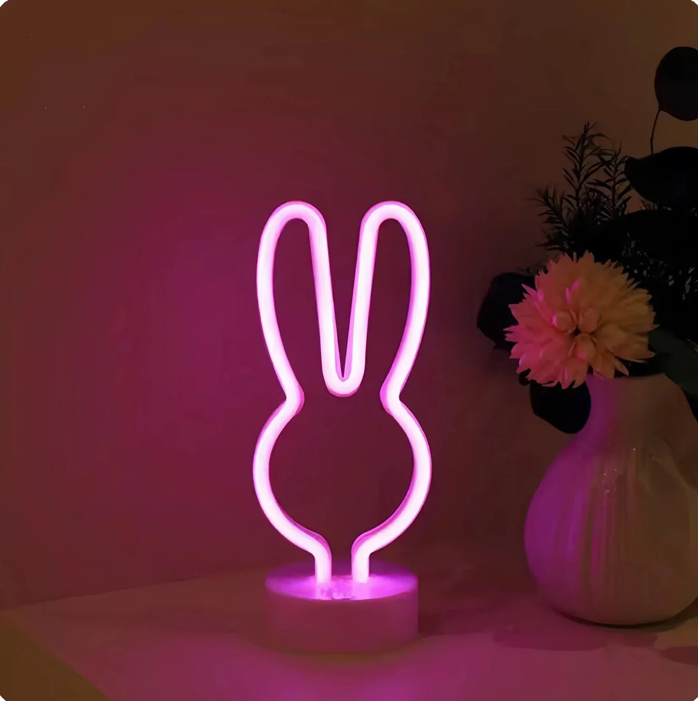 Countertop Decorative Neon Sign – USB or Battery-Powered Night Light for Holiday, Party, Kitchen & Home Decor