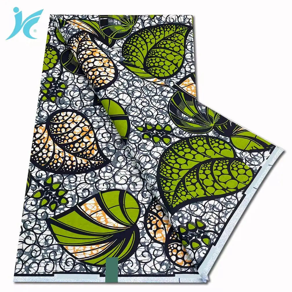 African Real Wax Print Fabric - 100% Cotton Ankara Sewing Material Wholesale Quality